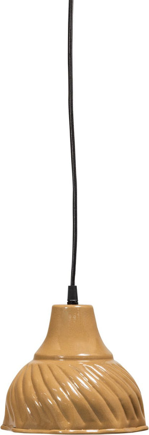 Woood arleso hanglamp - metaal - honinggeel - 18x16x16