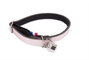 Martin Halsband kat dakota leer roze