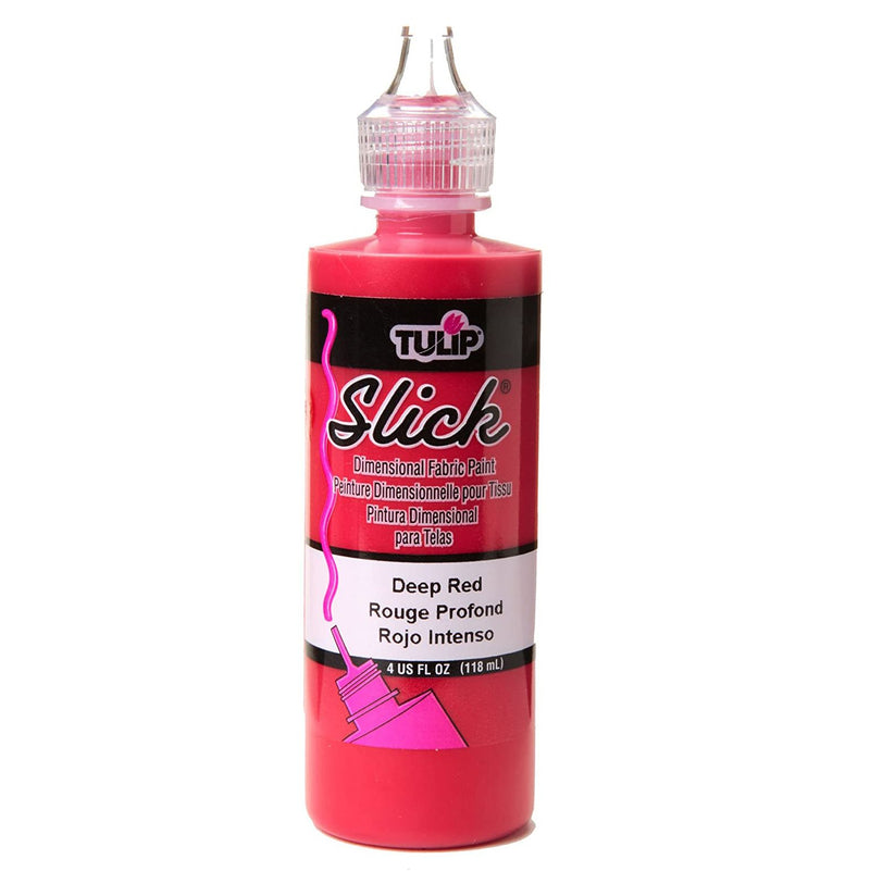 Afbeelding laden in galerijviewer, Tulip • dimensional fabric paint slick deep red 118ml
