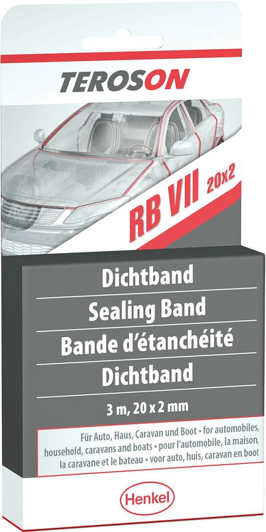 Teroson dichtband rb vii terostat vii 20x2mm 3m sb white sealing tape
