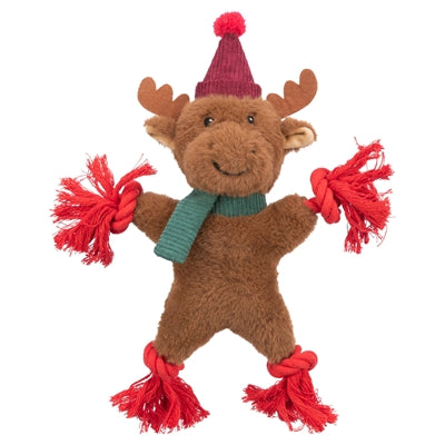 Afbeelding laden in galerijviewer, Trixie Xmas rendier pluche flostouw
