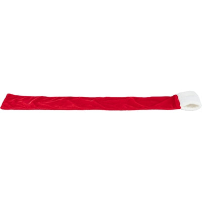 Afbeelding laden in galerijviewer, Trixie Xmas sjaal fluweellook rood wit
