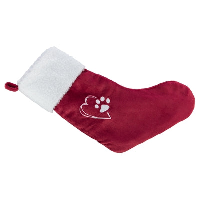 Afbeelding laden in galerijviewer, Trixie Xmas kerstsok pluche rood wit

