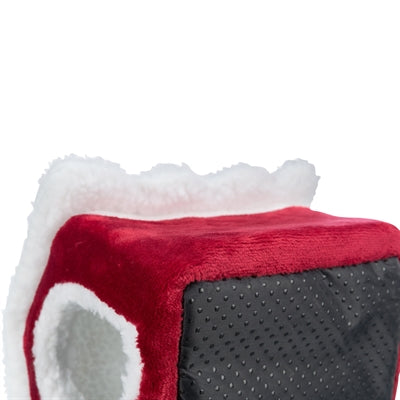 Afbeelding laden in galerijviewer, Trixie Xmas cuddly cave degoe rood wit
