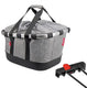 Abi klickfix fietsmand achter bikebasket gt uniklip twist grey