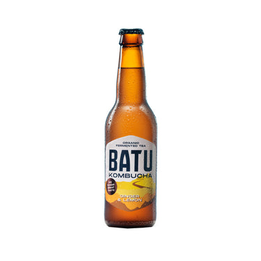 Batu kombucha ginger lemon fles (12x33 cl)