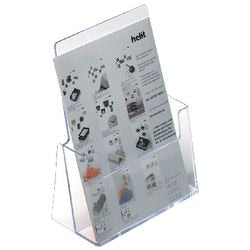Documenthouder helit transparant 2 stuks plastic