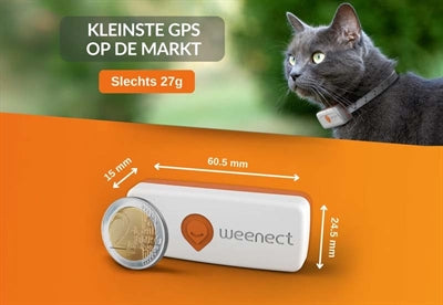Afbeelding laden in galerijviewer, Weenect Weenect tracker kat wit
