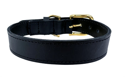 Afbeelding laden in galerijviewer, Sazzz Halsband hond braveheart leer zwart
