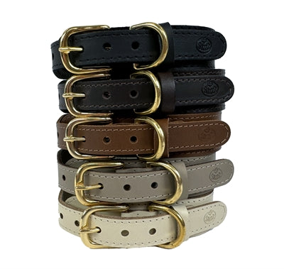 Afbeelding laden in galerijviewer, Sazzz Halsband hond pioneer leer creme
