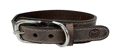 Afbeelding laden in galerijviewer, Sazzz Halsband hond boho vintage leer bruin
