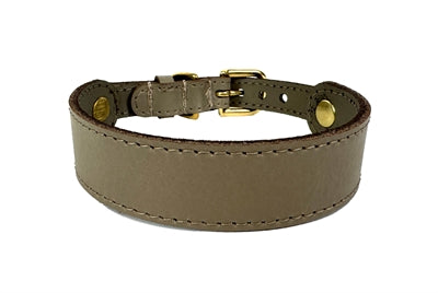 Afbeelding laden in galerijviewer, Sazzz Halsband hond sweetie leer taupe

