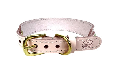 Afbeelding laden in galerijviewer, Sazzz Halsband hond sweetie leer roze
