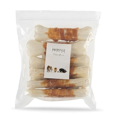Afbeelding laden in galerijviewer, Petstyle living Geperst bot wit met kip
