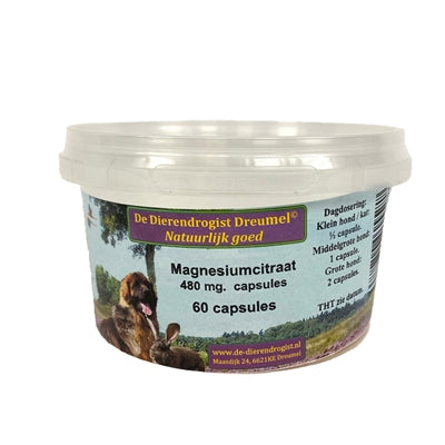 Afbeelding laden in galerijviewer, Dierendrogist Magnesium citraat capsules
