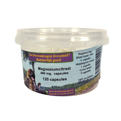 Afbeelding laden in galerijviewer, Dierendrogist Magnesium citraat capsules
