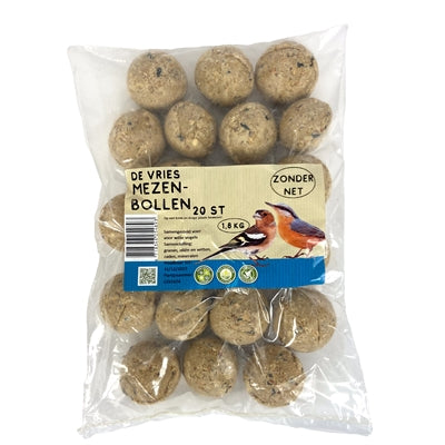 Afbeelding laden in galerijviewer, De vries mezenbollen in folie
