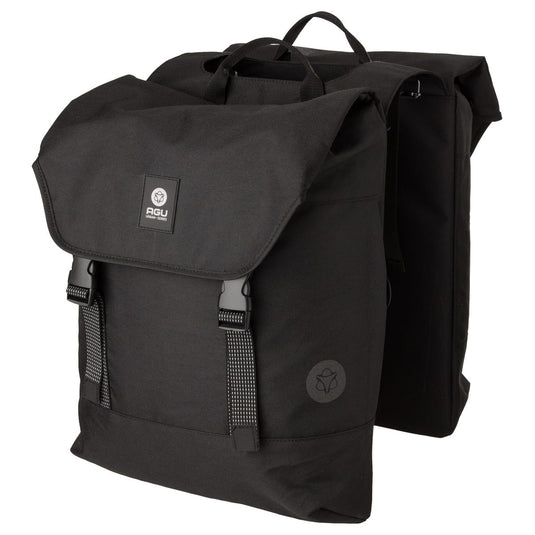 Agu dwr dubbele fietstas urban black