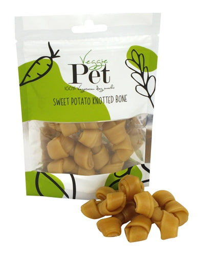Afbeelding laden in galerijviewer, Veggie pet sweet potato knotted bone

