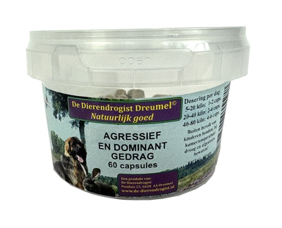 Afbeelding laden in galerijviewer, Dierendrogist agressief dominant capsules
