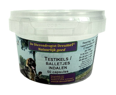 Afbeelding laden in galerijviewer, Dierendrogist testikels indalen capsules
