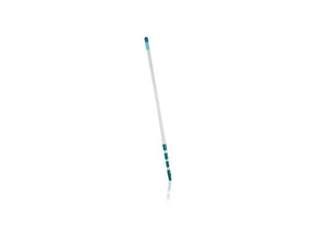 Leifheit telescoopsteel aluminium 130 - 400 cm - incl. antislipkop - 360° draaibaar - ophangoog - click system