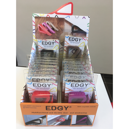 Edgy 1064041 - kassadisplay - gevuld 20 duopacks | 1 stuks