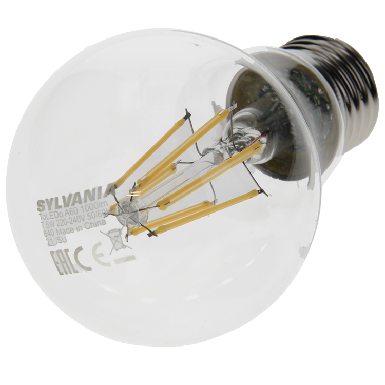Afbeelding laden in galerijviewer, Sylvania 1056546 - syl peer kw e27 helder 1000lm 7,5w=72w | 6 stuks
