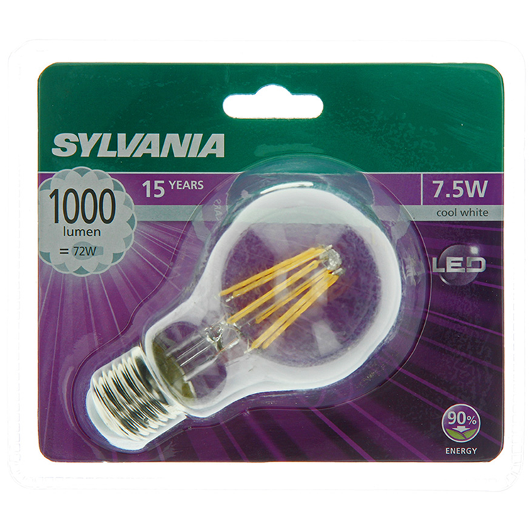 Afbeelding laden in galerijviewer, Sylvania 1056546 - syl peer kw e27 helder 1000lm 7,5w=72w | 6 stuks
