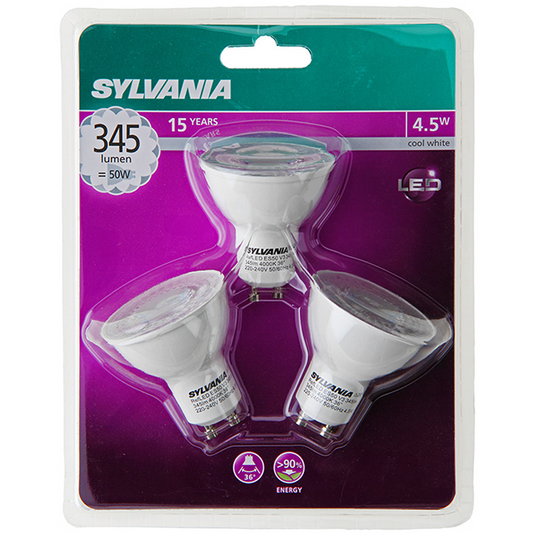 Sylvania 1051060 - refled es50 v3 5w 345lm 840 36°bl 3 | 6 stuks
