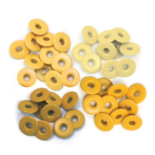 We r makers • wide eyelets 40pcs yellow