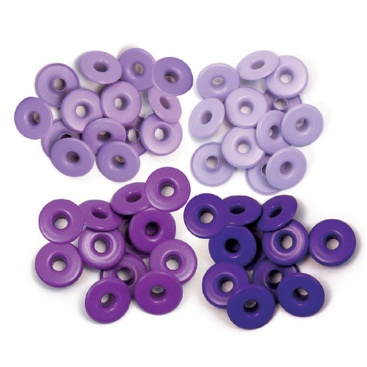 We r makers • wide eyelets 40pcs purple