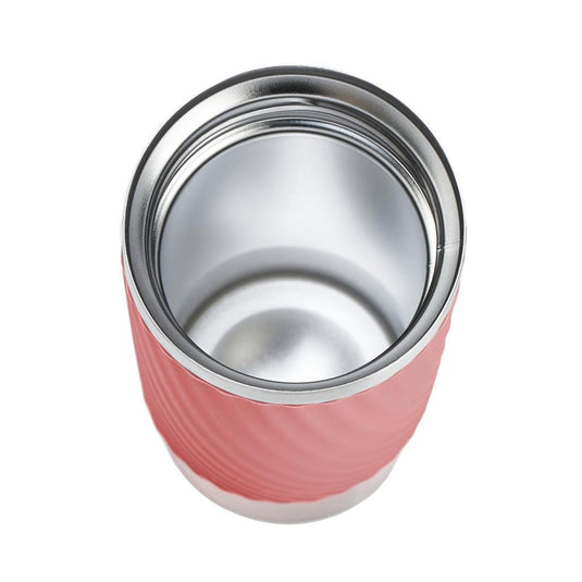 Tefal travel mug easytwist isoleerbeker 0.36l koraalrood