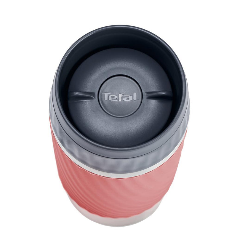 Afbeelding laden in galerijviewer, Tefal travel mug easytwist isoleerbeker 0.36l koraalrood
