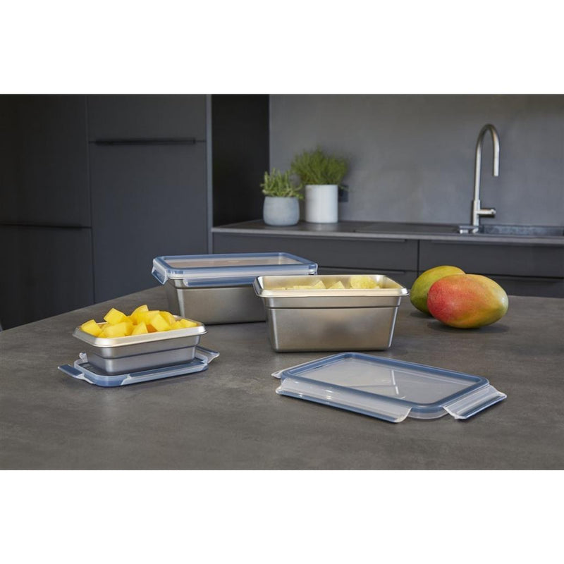 Afbeelding laden in galerijviewer, Tefal Tefal MasterSeal Vershoudbakje 3L RVS Blauw
