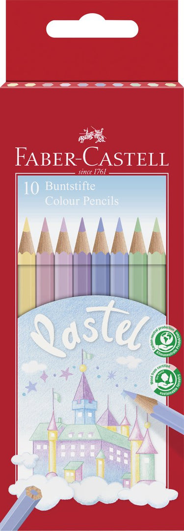 Faber-castell kleurpotloden pastel kleurenassortiment