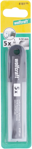 Afbeelding laden in galerijviewer, Wolfcraft afbreekmessen | in box | 18mm | 5 stuks - 4181000
