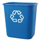 Afvalbak rubbermaid fg295673 26,6l blauw