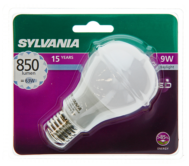 Afbeelding laden in galerijviewer, Sylvania 1059970 - syl led peer e27 9w= 63w 850lm6500k | 6 stuks
