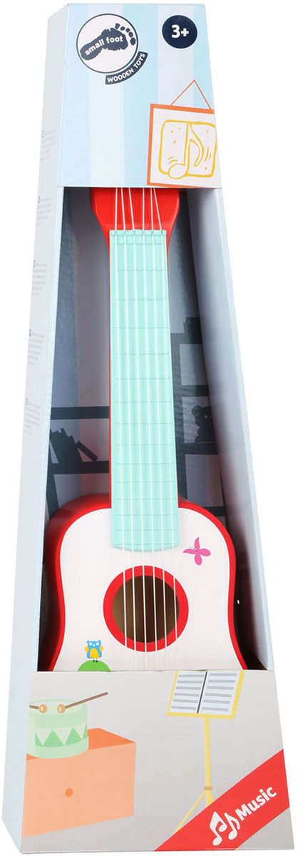 Afbeelding laden in galerijviewer, Small foot - houten gitaar kleine vos, 53cm
