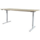 Zit-sta-bureau schaffenburg lectro basic 180x80 eik wit