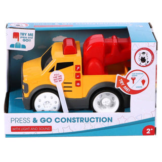 Auto press n go construct assorti licht geluid battery operated