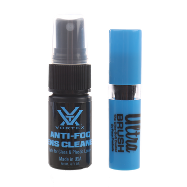 Vortex fog free lens cleaning field kit