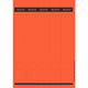 Ordnerrugetiketten leitz rood 125 stuks papier