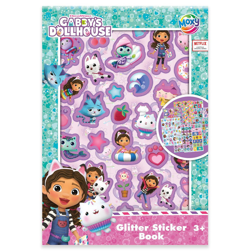 Afbeelding laden in galerijviewer, Moxy gabby glitter stickerboek - a5 formaat 8 vel
