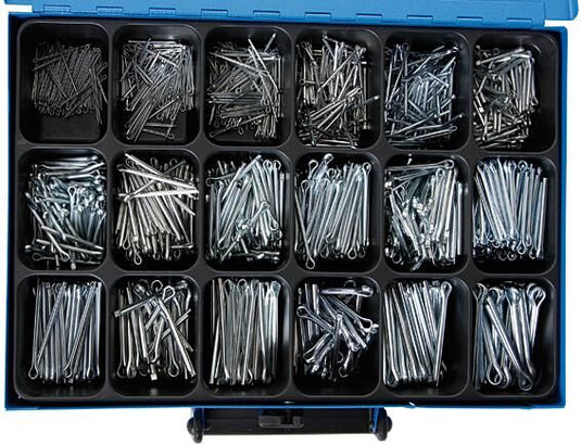 Dresselhaus assortiment splitpennen 4499 sort.splints din 94 galvanized