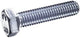 Dresselhaus zeskantbout 6-kt-screw,threaded head dresselh.m8x55 gal.verz.