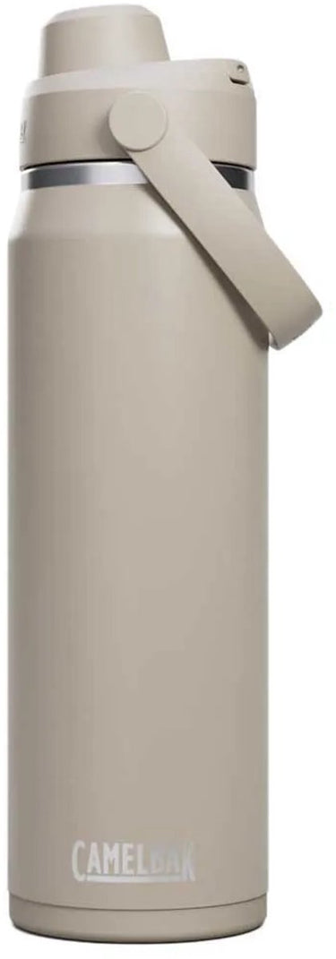 Camelbak thrive chug drinkfles - 750 ml - rvs - met draaidop - isolatie waterfles - beige