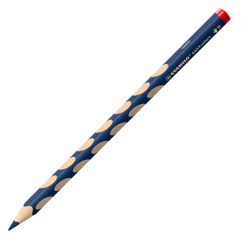 Afbeelding laden in galerijviewer, Stabilo easycolors rechtshandig kleurpotlood - donker blauw

