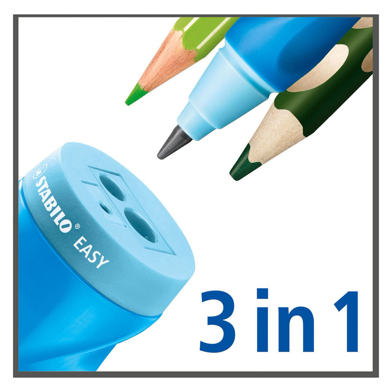Afbeelding laden in galerijviewer, Stabilo easysharpener - 3 in 1 puntenslijper - links - roze
